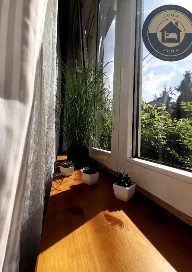 Juna - Nowoczesny Apartament W Centrum Z Widokiem Na Park Pruszkow Luaran gambar